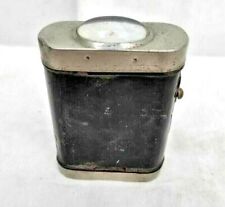 1930s Old Vintage Antique Unique Shape Iron Glass Hand Made Battery Torch Light picture