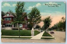 La Crosse Wisconsin Postcard Main Street Looking West c1910's Residence Section picture
