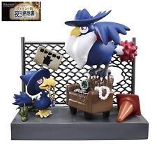 RE-MENT Pokemon Town Back Alley At Night Mini Figure Toy #4 Murkrow & Honchkrow picture