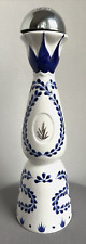 2 (two) Ceramic Hand Painted Tequila Clase Azul  Empty Display 750ml Bottle picture