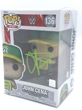 John Cena signed WWE Funko POP Figure #136 Certificate of Authenticity (COA) picture