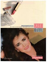 Maybelline Smart Beautiful Moisture Whip Lipstick Vintage 1990 Print Ad picture