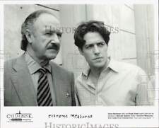 1996 Press Photo Actors Gene Hackman, Hugh Grant in 
