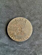 RARE 1.1 OUNCE VEGAS WORLD CASINO TOKEN COIN CHIP BIG AND HEAVY LAS  picture