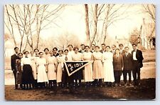 Postcard RPPC Freshmen Class of 1913/14 WHS 1917 Future Graduates? picture