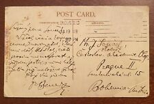 1911 postcard SIGNED by Edvard Benes, later President of Czechoslovakia picture