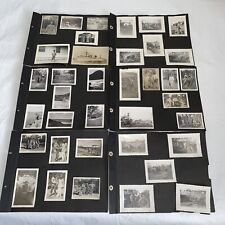 VINTAGE  MILITARY PICTURE LOT B&W  SOLDIER 37  SNAPSHOTS PHOTOGRAPHS WORLD WAR 2 picture
