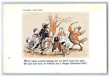 c1905 Anthropomorphic Chicks And Birds Singing Taylor Posted Antique Postcard picture