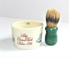 Vintage Shulton Old Spice Shaving Mug 1786 Ship Grand Turk Salem Cup Brush Incl picture