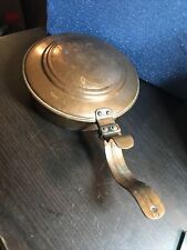 Copper Bed Warmer With Handle Vintage 6” picture