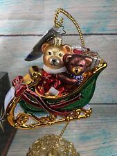 Christopher Radko Bears That Care Ornament New With Tags & Box picture