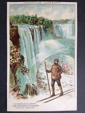 CPA Litho Advertising Wonder of Nature FALL NIAGARA CANADIAN Costume picture