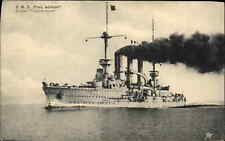 Battleship SMS Prinz Adalbart Military Ship Vintage Postcard picture