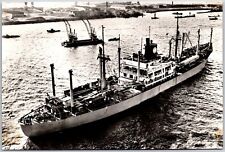 Ship SS Zeeland Via Curacao-Capetown-Port Elizabeth Real Photo RPPC Postcard picture