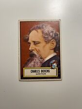 1952 Topps Look n See Charles Dickens picture