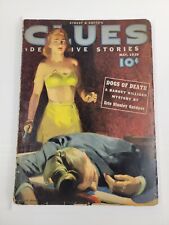 Clues Detective Stories Pulp Magazine May 1939 