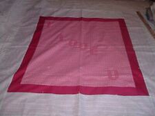 Vtg Estate Granny Core Gingham Fabric Wallhanging Baby Spring Quilt 36x35 #PB12 picture