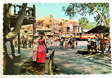 KNOTT’S BERRY FARM Color VTG Postcard Morning Time Calico Square Buena Park CA picture