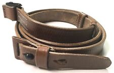 WWII GERMAN K98 98K RIFLE LEATHER RIFLE CARRY SLING-BROWN LEATHER picture