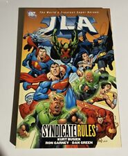 DC COMICS OOP JLA Syndicate Rules COLLECTED TPB Batman Superman Wonder Woman picture