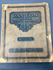 1931 Dayton Ohio Telephone Directory Book Ohio Bell Residential & Business picture