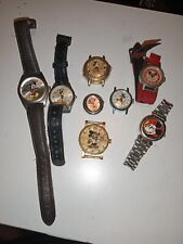 7 Piece lot of vintage Mickey mouse watches picture