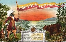 1909 Portola Festival postcard promoting S.F.'s recovery from earth quake picture