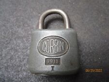 Old Vtg Corbin 9913 Locking Padlock Lock No Key Made In USA picture