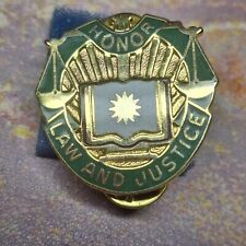 U.S. Military HONOR LAW AND JUSTICE BADGE picture