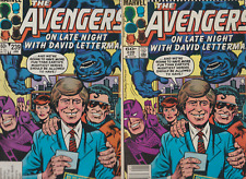The Avengers #239 (1984) NEWSSTAND & DIRECT LOT LATE NIGHT W/ DAVID LETTERMAN picture