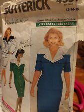 USED Butterick 4557 Sewing Pattern Size 12-14-16 picture
