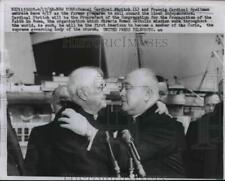 1958 Press Photo Samuel Cardinal Stritch and Francis Cardinal Spellman picture