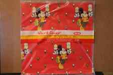 Wonderfully Vintage Walt Disney Mickey Mouse Gift Wrap by CLEO - New & Unopened picture