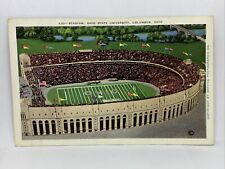 Ohio State University Buckeyes Stadium Unused Linen Vintage Postcard The Shoe picture
