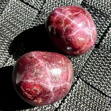 Garnet with star flash tumble Large red garnet crystal tumble raw Gem stone  picture