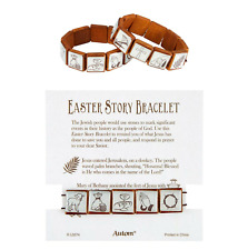 6 pk of Lent and Easter Story Bracelet & Card Christian Catholic Basket Stuffer picture
