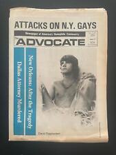 The Advocate Issue 117 Newspaper 8/1/1973 Attacks on N.Y. Gays, Gay Int picture