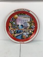 New Vintage The 1982 World’s Fair Coca-Cola Metal Plate picture