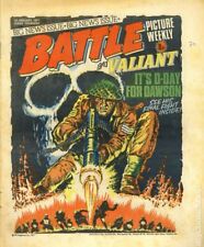 Battle Picture Weekly and Valiant Jan 22 1977 VG 4.0 Stock Image Low Grade picture