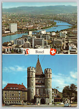 Postcard Basel Switzerland Multiview (678) picture