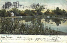 1906 Lenox,MA Laurel Lake Tuck Berkshire County Massachusetts Postcard 1c stamp picture
