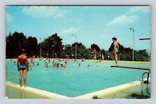 Bristol CT-Connecticut, Page Park Swimming Pool, Antique, Vintage Postcard picture