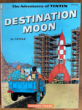 The Adventures of Tintin  Destination Moon Golden Press 1960 NOT A DUPLICATE picture