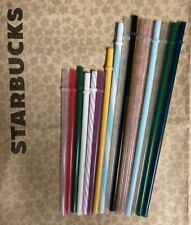 20/27cm 1PC Reusable Plastic Venti Straw Tumbler Suction Pipe Starbucks  picture