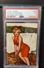 1957 Ferma #220 Marilyn Monroe PSA 3 POP 2 2 Higher Historia Del Cine  picture