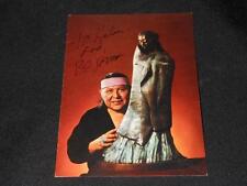 Navajo Native American Artist RC Gorman Signed 5x6 Autograph Vintage Photo JB5 picture