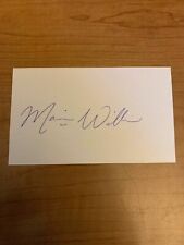 MARVIN WILLIAMS - NC BASKETBALL - AUTHENTIC AUTOGRAPH SIGNED- B3730 picture