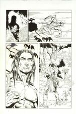 Turok Dinosaur Hunter #47 page 8 Valiant Comics 1996 Rags Morales Original Art picture