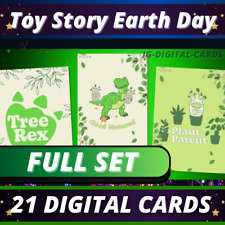 Topps Disney Collect Toy Story Earth Day FULL SET  [21 DIGITAL CARDS] picture