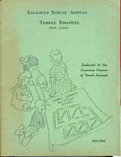 Denver, Colorado-Temple Emanuel-Religious School Annual 1951-1952 Yearbook picture